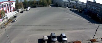 Площадь Ленина в Коряжме